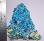 13.5cms NATURAL CHALCANTHITE  Unique Copper Druzy Peru Electric Blue Sharp Shiny Mineral Specimen Collector FB83