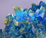 13.5cms NATURAL CHALCANTHITE  Unique Copper Druzy Peru Electric Blue Sharp Shiny Mineral Specimen Collector FB83