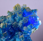 13.5cms NATURAL CHALCANTHITE  Unique Copper Druzy Peru Electric Blue Sharp Shiny Mineral Specimen Collector FB83