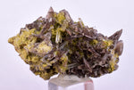3.8cms AXINITE QUARTZ CRYSTALS Cluster Prehnite Peru Mineral Specimen Collectors AB267