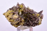 3.8cms AXINITE QUARTZ CRYSTALS Cluster Prehnite Peru Mineral Specimen Collectors AB267