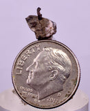 0.8cms NATIVE SILVER WIRE PERU UCHUCCHACUA MINE MINERAL SPECIMEN HB354