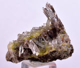 2.8cms AXINITE QUARTZ CRYSTALS Cluster Prehnite Peru Mineral Specimen Collectors AB269