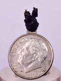 0.9cms NATIVE SILVER WIRE PERU UCHUCCHACUA MINE MINERAL SPECIMEN HB355