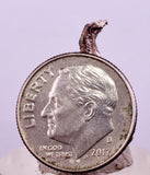 0.5cms NATIVE SILVER WIRE PERU UCHUCCHACUA MINE MINERAL SPECIMEN HB357