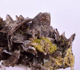 5.2cms AXINITE QUARTZ CRYSTALS Cluster Prehnite Peru Mineral Specimen Collectors AB272