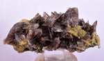 5.2cms AXINITE QUARTZ CRYSTALS Cluster Prehnite Peru Mineral Specimen Collectors AB272