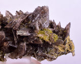 5.2cms AXINITE QUARTZ CRYSTALS Cluster Prehnite Peru Mineral Specimen Collectors AB272