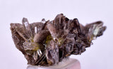 3.5cms AXINITE QUARTZ CRYSTALS Cluster Prehnite Peru Mineral Specimen Collectors AB273