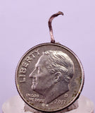 0.9cms NATIVE SILVER WIRE PERU UCHUCCHACUA MINE MINERAL SPECIMEN HB364