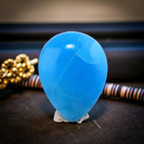 1.5carats GEM SILICA CHRYSOCOLLA Cabochon Lily Mine Peru Royal Blue Color Jewelry B110