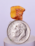 1.2cms REALGAR CRYSTAL ORPIMENT TRANSLUCENT PERU MINERAL SPECIMEN Q327