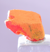 Load image into Gallery viewer, 1.4cms REALGAR CRYSTAL ORPIMENT TRANSLUCENT PERU MINERAL SPECIMEN Q347
