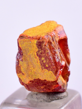 Load image into Gallery viewer, 1.2cms REALGAR CRYSTAL ORPIMENT TRANSLUCENT PERU MINERAL SPECIMEN Q346
