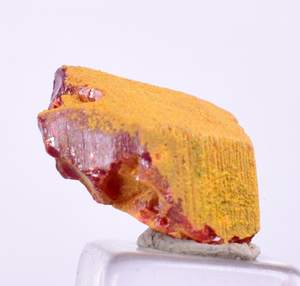 1.4cms REALGAR CRYSTAL ORPIMENT TRANSLUCENT PERU MINERAL SPECIMEN Q347