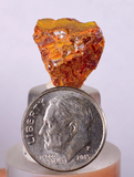 1.6cms REALGAR CRYSTAL ORPIMENT TRANSLUCENT PERU MINERAL SPECIMEN Q295