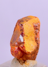 Load image into Gallery viewer, 1.2cms REALGAR CRYSTAL ORPIMENT TRANSLUCENT PERU MINERAL SPECIMEN Q327
