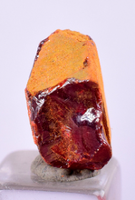 Load image into Gallery viewer, 1.2cms REALGAR CRYSTAL ORPIMENT TRANSLUCENT PERU MINERAL SPECIMEN Q343
