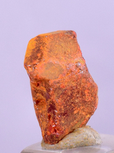 Load image into Gallery viewer, 1.2cms REALGAR CRYSTAL ORPIMENT TRANSLUCENT PERU MINERAL SPECIMEN Q327
