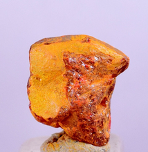 Load image into Gallery viewer, 1.2cms REALGAR CRYSTAL ORPIMENT TRANSLUCENT PERU MINERAL SPECIMEN Q327
