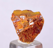 Load image into Gallery viewer, 1.6cms REALGAR CRYSTAL ORPIMENT TRANSLUCENT PERU MINERAL SPECIMEN Q295
