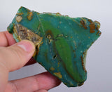 149grs gem silica chrysocolla chalcedony rough lily mine peru mineral specimen A71