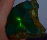 149grs gem silica chrysocolla chalcedony rough lily mine peru mineral specimen A71