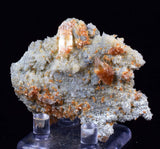 5.7cms selenite limonite crystals collector peru mineral specimen a88