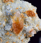 5.7cms selenite limonite crystals collector peru mineral specimen a88
