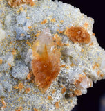 5.7cms selenite limonite crystals collector peru mineral specimen a88
