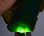 149grs gem silica chrysocolla chalcedony rough lily mine peru mineral specimen A71