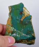 149grs gem silica chrysocolla chalcedony rough lily mine peru mineral specimen A71