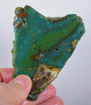 149grs gem silica chrysocolla chalcedony rough lily mine peru mineral specimen A71