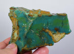 149grs gem silica chrysocolla chalcedony rough lily mine peru mineral specimen A71