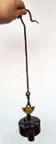 PRUSS MINERS LAMP Frog Oil Iron Cast Lantern Antique Germany 1800 glück auf