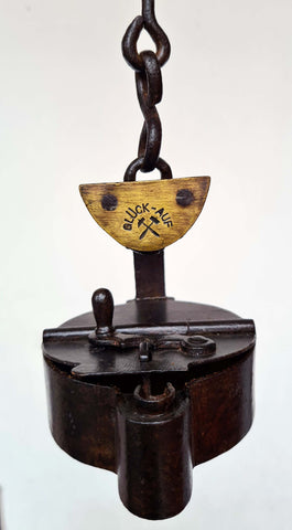 PRUSS MINERS LAMP Frog Oil Iron Cast Lantern Antique Germany 1800 glück auf