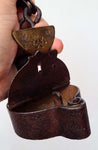 PRUSS MINERS LAMP Frog Oil Iron Cast Lantern Antique Germany 1800 glück auf