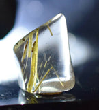 8cts QUARTZ RUTILATED polished cabochon rutile pendant jewelry b432