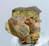 2.5cm Golden BARITE CRYSTALS peru translucent mineral specimen F38