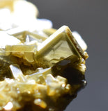 8cm Golden BARITE CRYSTALS peru translucent mineral specimen F45
