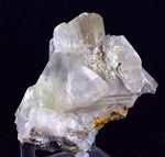 8cms CHRYSOCOLLA IN SELENITE  lily mine peru gypsum premium mineral specimen a209