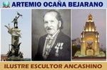 SAN MARTIN SCULPTURE by Sculptor Artemio Ocaña Ocana 1950 22cms. Peru Bicentenario Bust Jose de San Martín Decorator Art Bronze