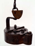 PRUSS MINERS LAMP Frog Oil Iron Cast Lantern Antique Germany 1800 glück auf