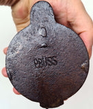 PRUSS MINERS LAMP Frog Oil Iron Cast Lantern Antique Germany 1800 glück auf