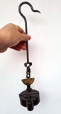 PRUSS MINERS LAMP Frog Oil Iron Cast Lantern Antique Germany 1800 glück auf