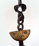 PRUSS MINERS LAMP Frog Oil Iron Cast Lantern Antique Germany 1800 glück auf