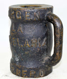16cms HAND SIGNAL CANNON 1600th Spain Vintage Giant Bronze Mortar Antique Thunder Mug Bombards Virgen de la Candelaria