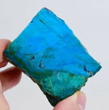 905 carats GEM SILICA OPALIZED Chrysocolla Caribean Blue Hardness 7 High Yield Turquoise Color Peru o417