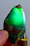 163.5carats GEM SILICA CHRYSOCOLLA chalcedony emerald jade color lily mine s64