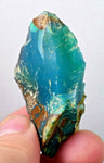 163.5carats GEM SILICA CHRYSOCOLLA chalcedony emerald jade color lily mine s64